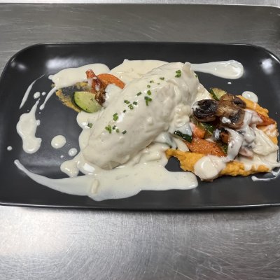 Filet de merlu, sauce beurre blanc
