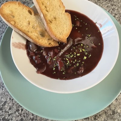 Œufs parfaits façon meurette